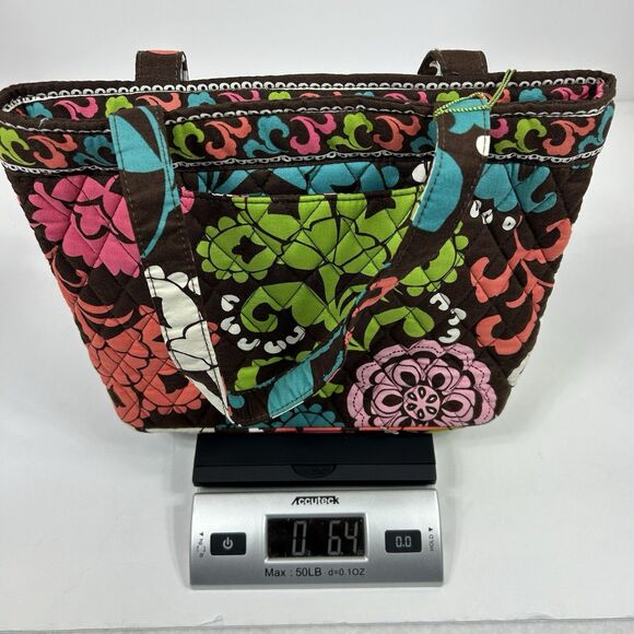 Vera Bradley Lola Petite Tote Retired Handbag Travel Bold Floral Roomy 12693-145 - Picture 13 of 13